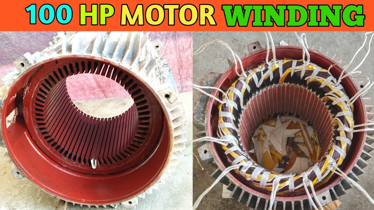 100 hp motor winding l 3 phase motor winding l rpm 1440 gs electrical