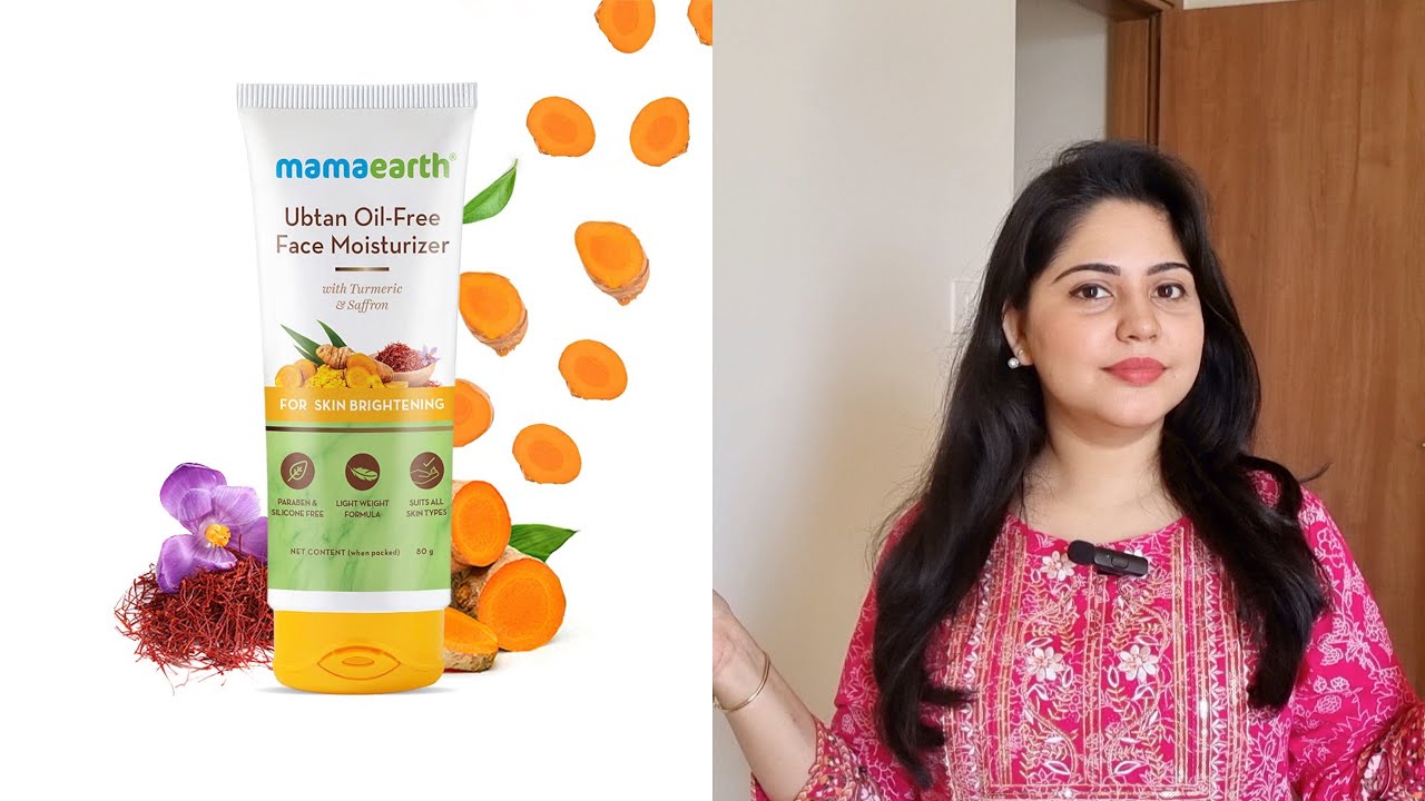 Mamaearth Ubtan Oil Free Face Moisturizer Review | How to moisturise your face correctly