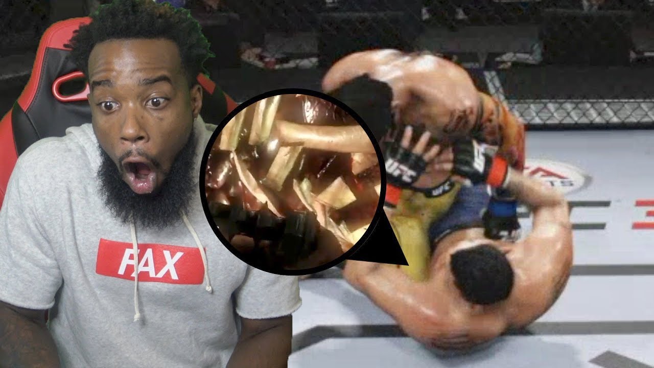 HE CRACKED MY RIBS! UFC 3 ULTIMATE TEAM GAMEPLAY!