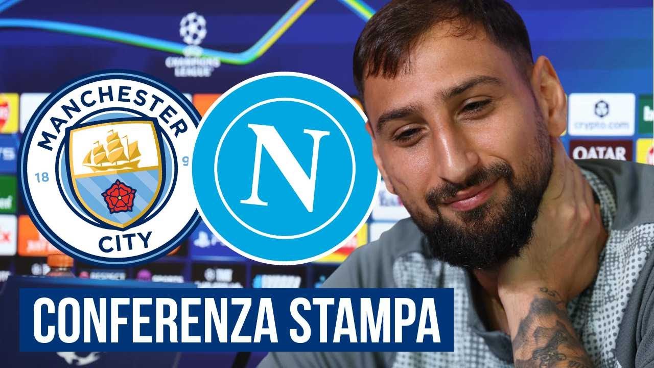 DONNARUMMA in conferenza stampa per Manchester City vs Napoli 🎙️ UEFA Champions League ⚽