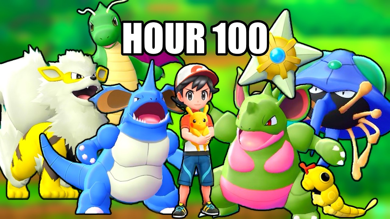 I Spent 100 HOURS SHINY HUNTING in Let's Go Pikachu