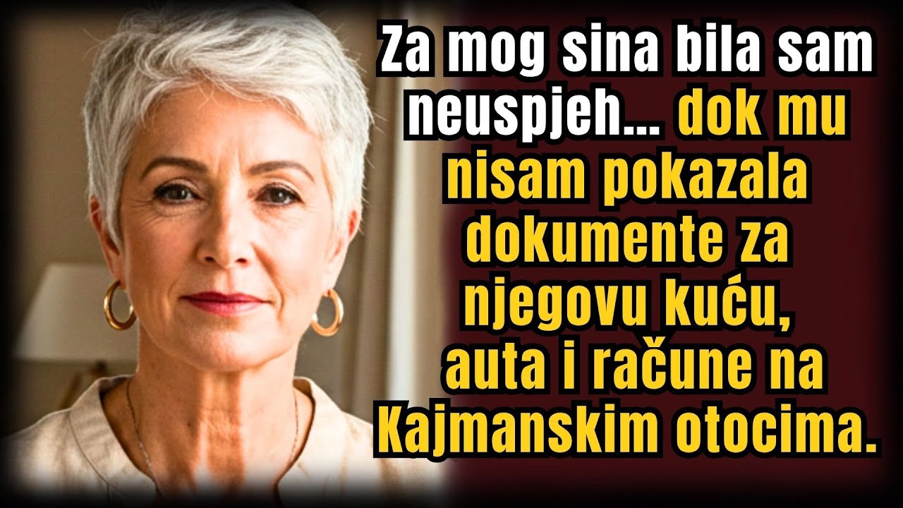 Za sina sam bila propalitet… dok mu nisam pokazala papire za kuću, aute i račune na Kajmanima