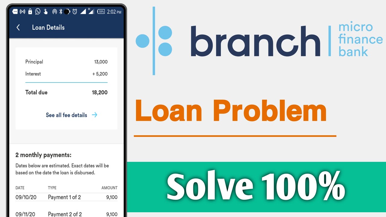 Branch Loan App Loan Problem Solve