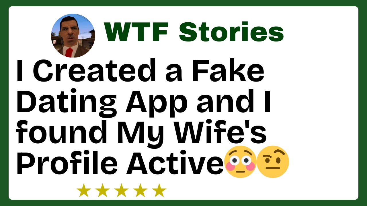 I Created a Fake Dating App and I found My Wife's Profile 😳🤨
