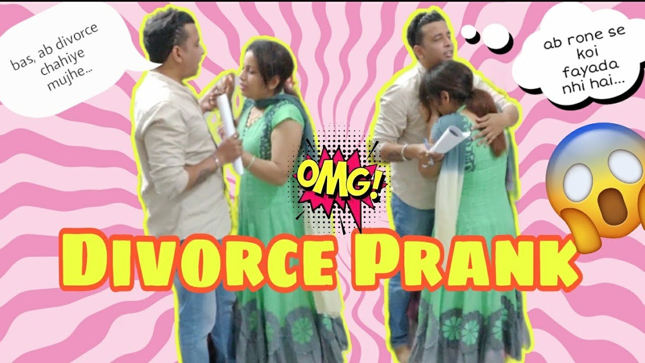 Divorce Prank On Wife || Prank Gone Serious || pinkanshworld