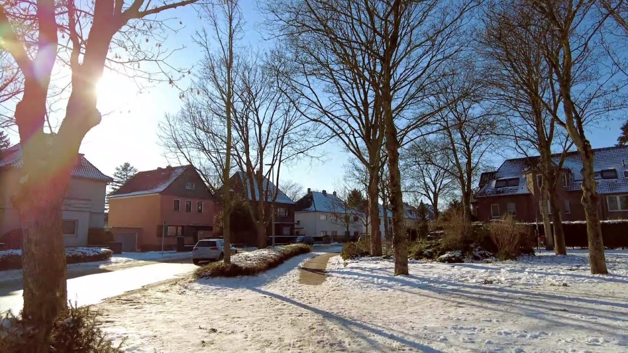 walking Oberhausen-Alstaden Winter 2021
