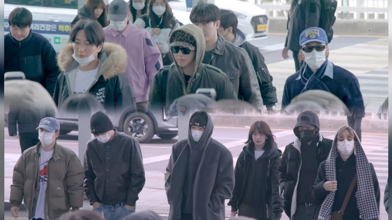 Super Junior 슈퍼주니어 & EXO 엑소 Incheon ICN Departure to  SM TOWN Live in Fukuoka 260130