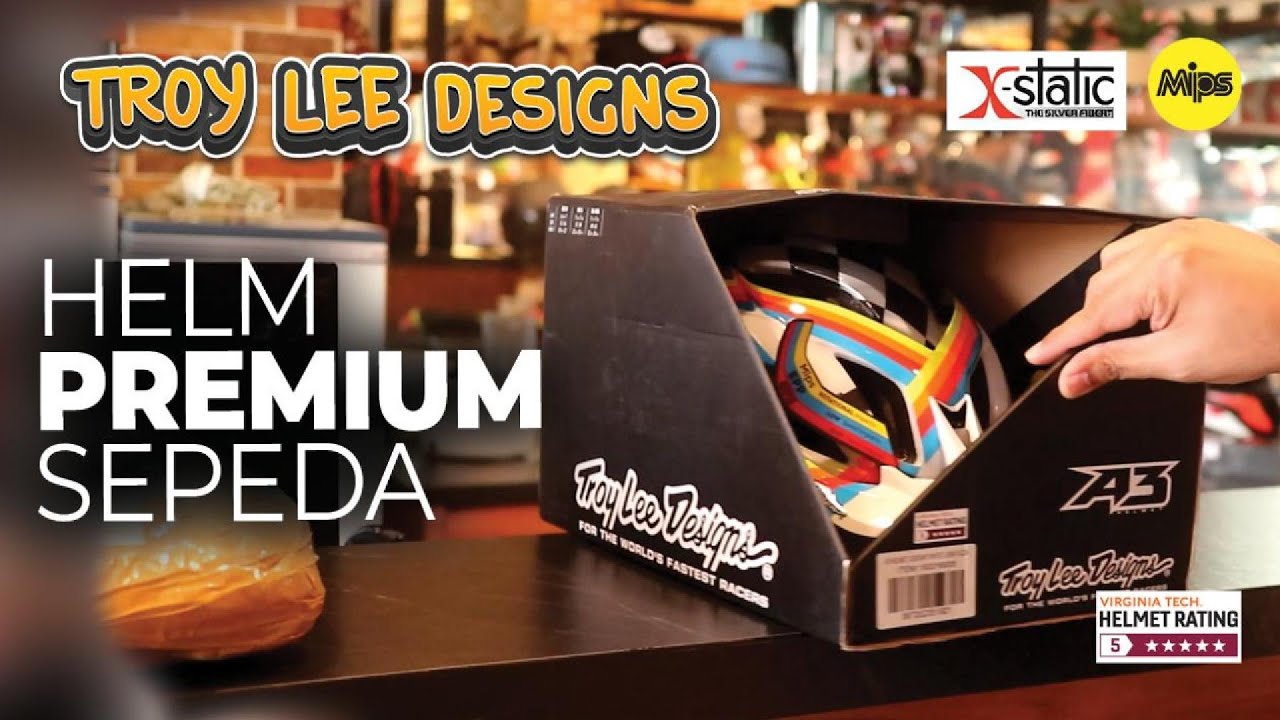 Unboxing Helm Sepeda Premium Troy Lee Designs – Keren & Safety #touwani #helmsepeda #troyleedesigns
