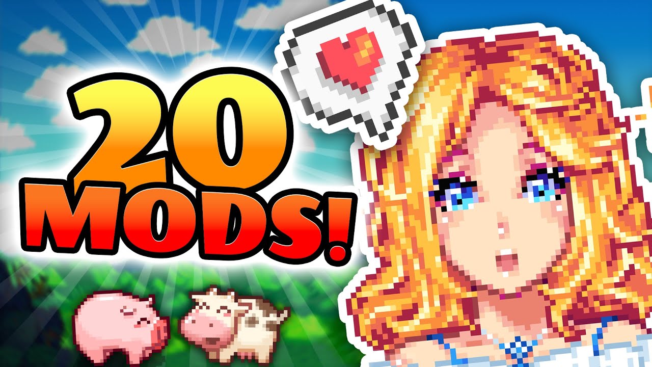 👌20 MELHORES MODS pra sua 1ª Fazenda no Stardew Valley 1.6!