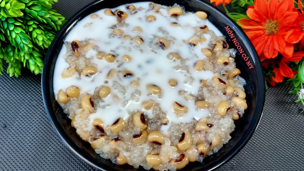CHÈ ĐẬU TRẮNG NẤU BẰNG NỒI CƠM ĐIỆN đơn giản mà thơm ngon