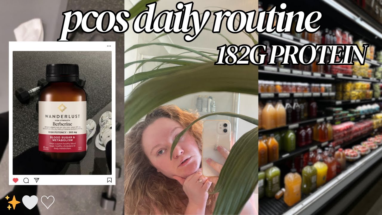 My Workout, Nutrition and Vitamin routine for PCOS ✨