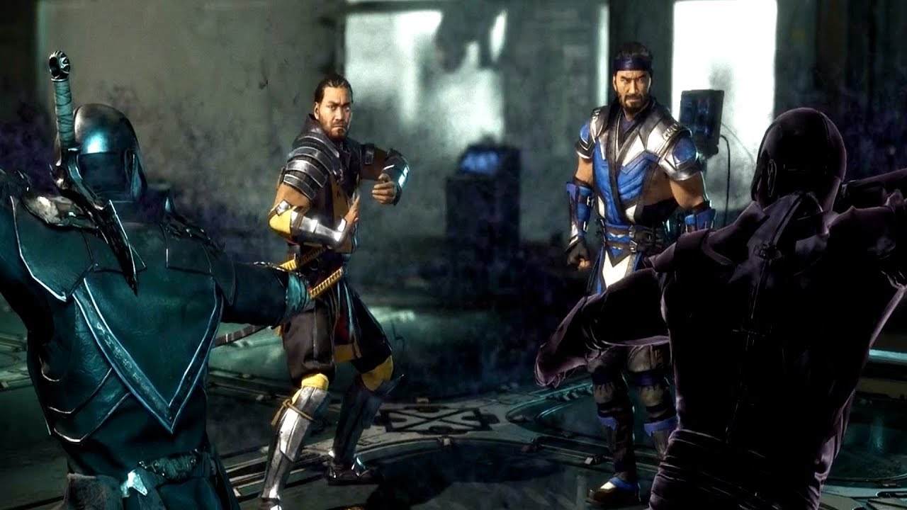 MORTAL KOMBAT 11 - Sub-Zero Meet and Fight vs Noob Saibot & Sektor Cutscene (MK11 2019)