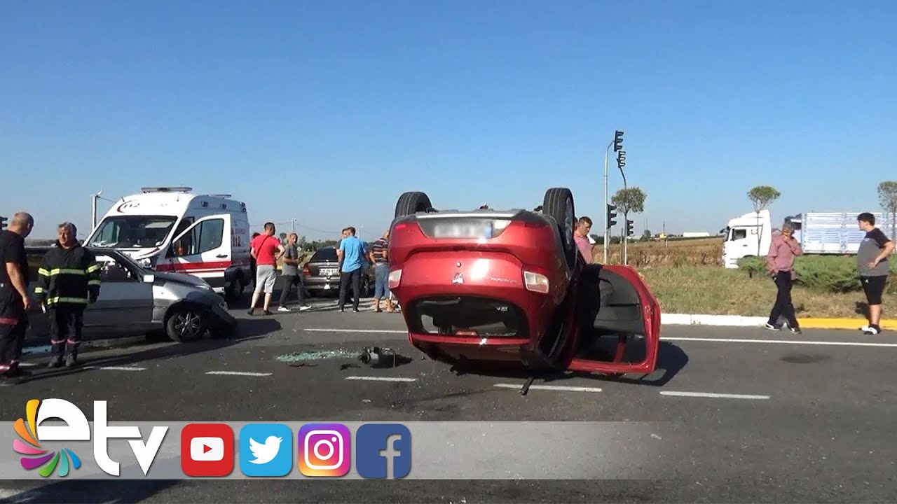 MURATLI ÇEVREYOLUNDA TRAFİK KAZASI: 4 YARALI