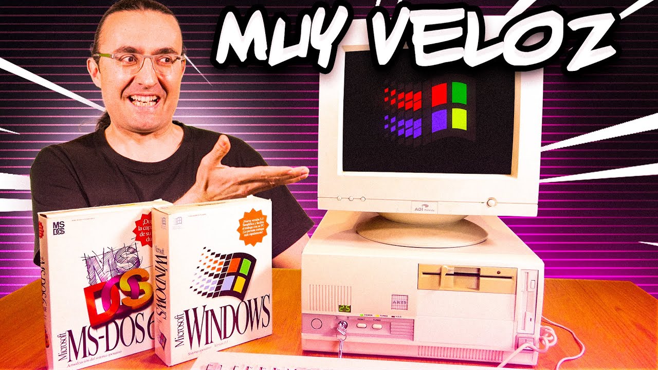 ⚙️EL pc 286 M&Aacute;S R&Aacute;PIDO DE LA HISTORIA, mi master race retro de hace 30 a&ntilde;os