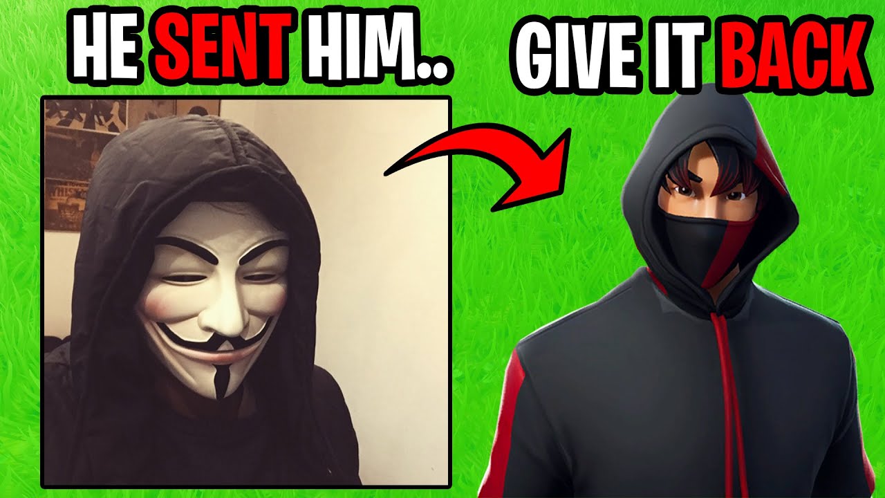 Scammer Tried Stealing His Ikonik Skin On Fortnite...