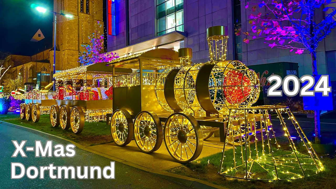The Best Christmas Market in Dortmund | Christmas Market Tour | Biggest Christmas Tree | First Vlog