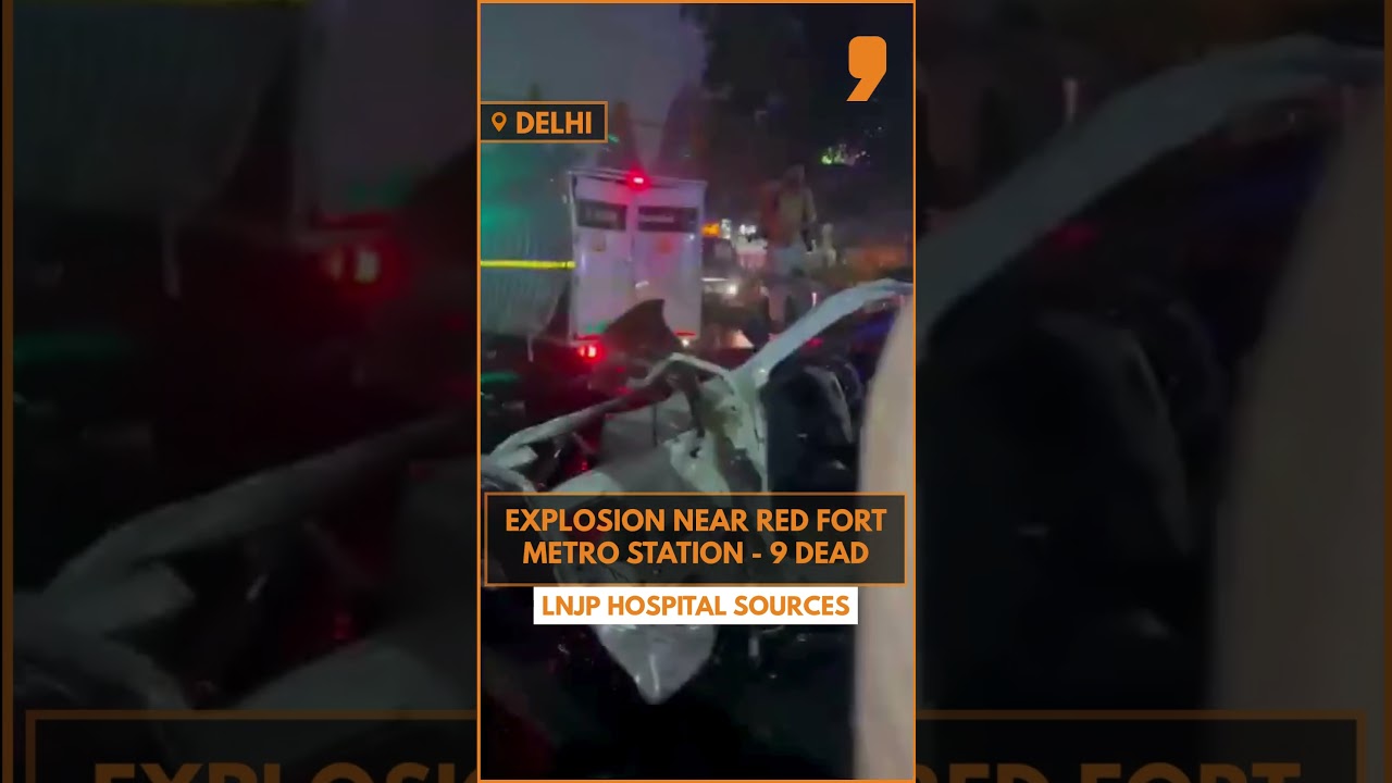 Breaking: Explosion Rocks Delhi Near Red Fort | City On High Alert | #ytshorts