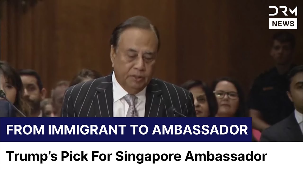Trump Nominee Dr. Anji Sinha Testifies Before Senate as Ambassador to Singapore | AC1G