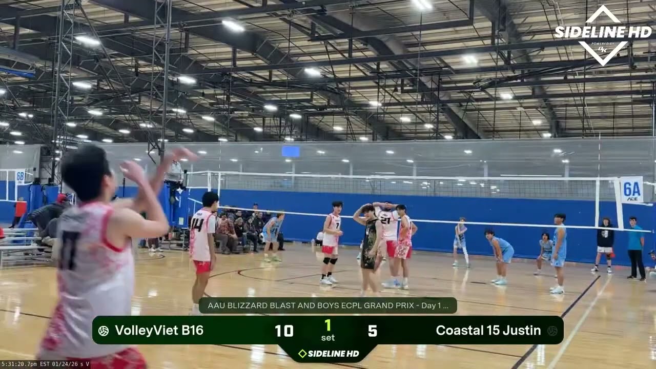 VolleyViet B16 vs Coastal 15 Justin