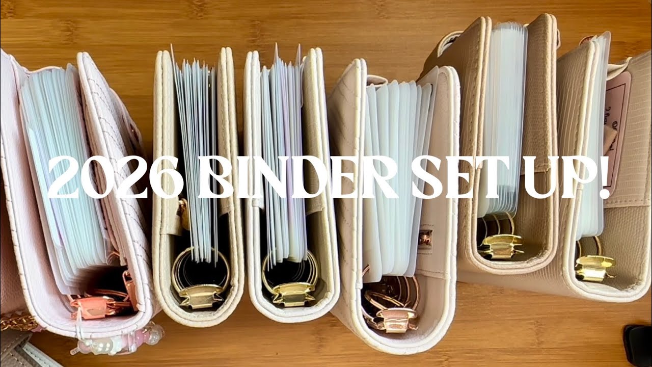 2026 Binder set up  || let’s get ready for the new year! #cashstuffenvelopes #cashstuffing ￼￼