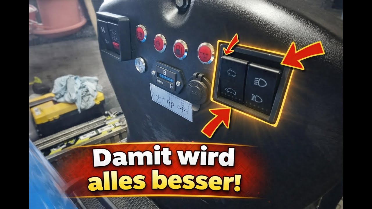 Minibagger Rippa R13 Pro Schalterumbau