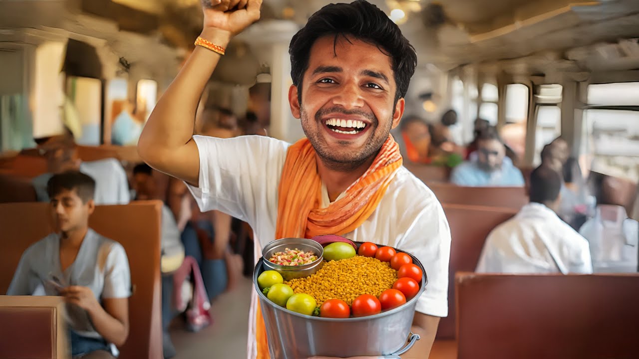 I became Chana Daal wala in train 🚆😂 