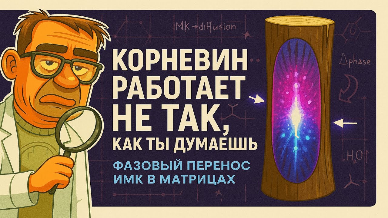 🍇 А ты точно правильно применяешь корневин на винограде? — анализ фазового переноса ИМК в матрицах.