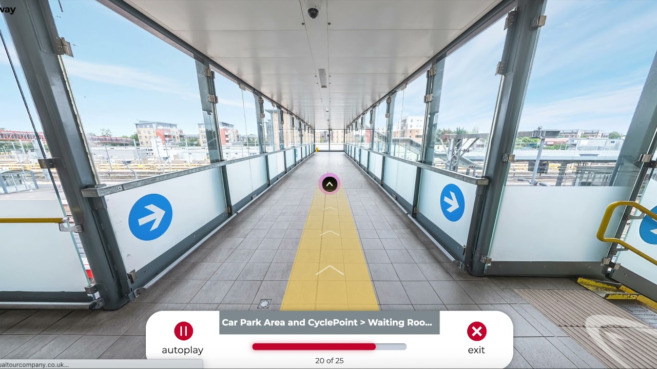 Cambridge station virtual reality tour