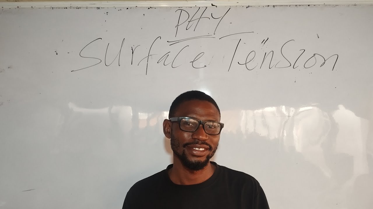 JAMB Physics Online Class: Surface Tension