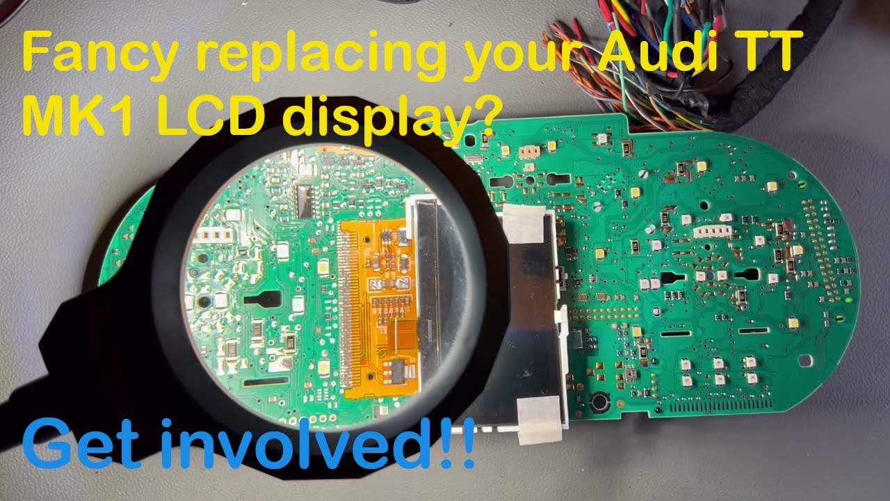 Surface mount electronics soldering tools and techniques using an Audi TT MK1 instrument cluster