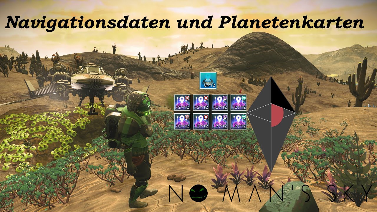 No Man's Sky - Navigationsdaten, Kartograf und Planetenkarten