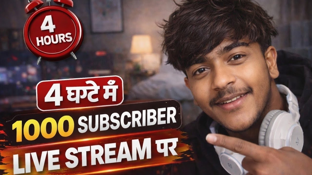 Can I Gain 1000 Subscribers in 4 Hours? ⏳🔥