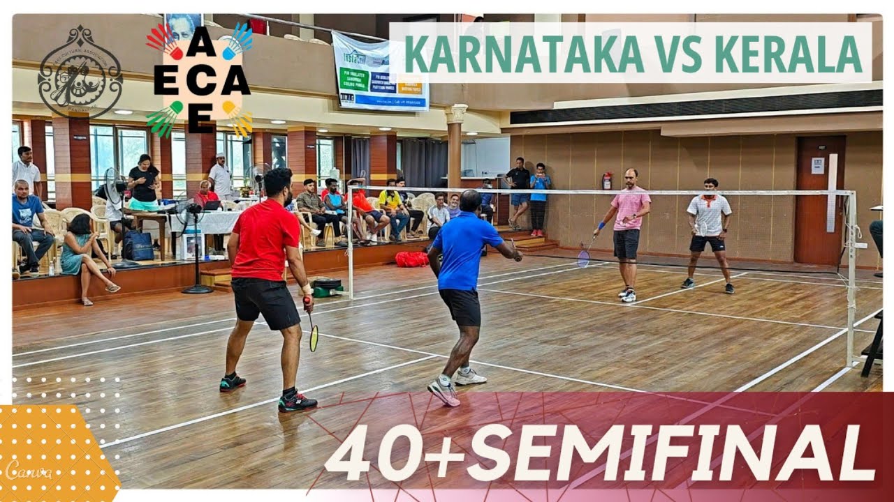 KOLLAM PRADEEP/RATHEESH VS SUNIL/SRINATH:ECA OPEN BADMINTON DOUBLES TOURNAMENT BANGALORE 2024