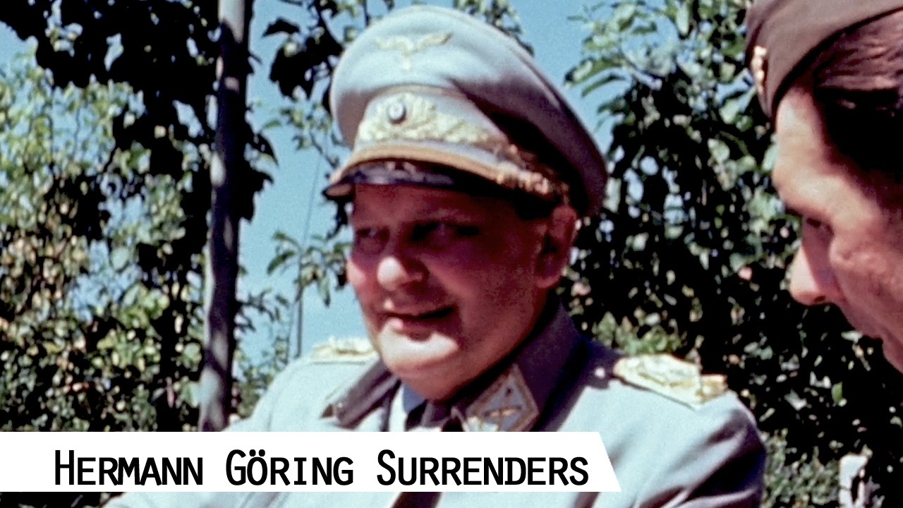 High-Ranking Nazi Hermann G&ouml;ring Surrenders to the U.S. 36th Infantry Division in May 1945