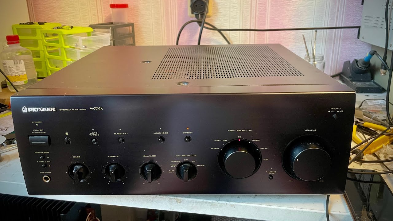 Pioneer A-702r (серийный номер nj9401725s) Профилактика. Часть 1