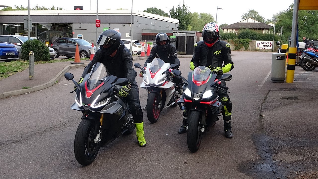 SUPERBIKES in London 2025.Aprilia RSV4,Yamaha R1M,Ducati 1299 Panigale.Suzuki