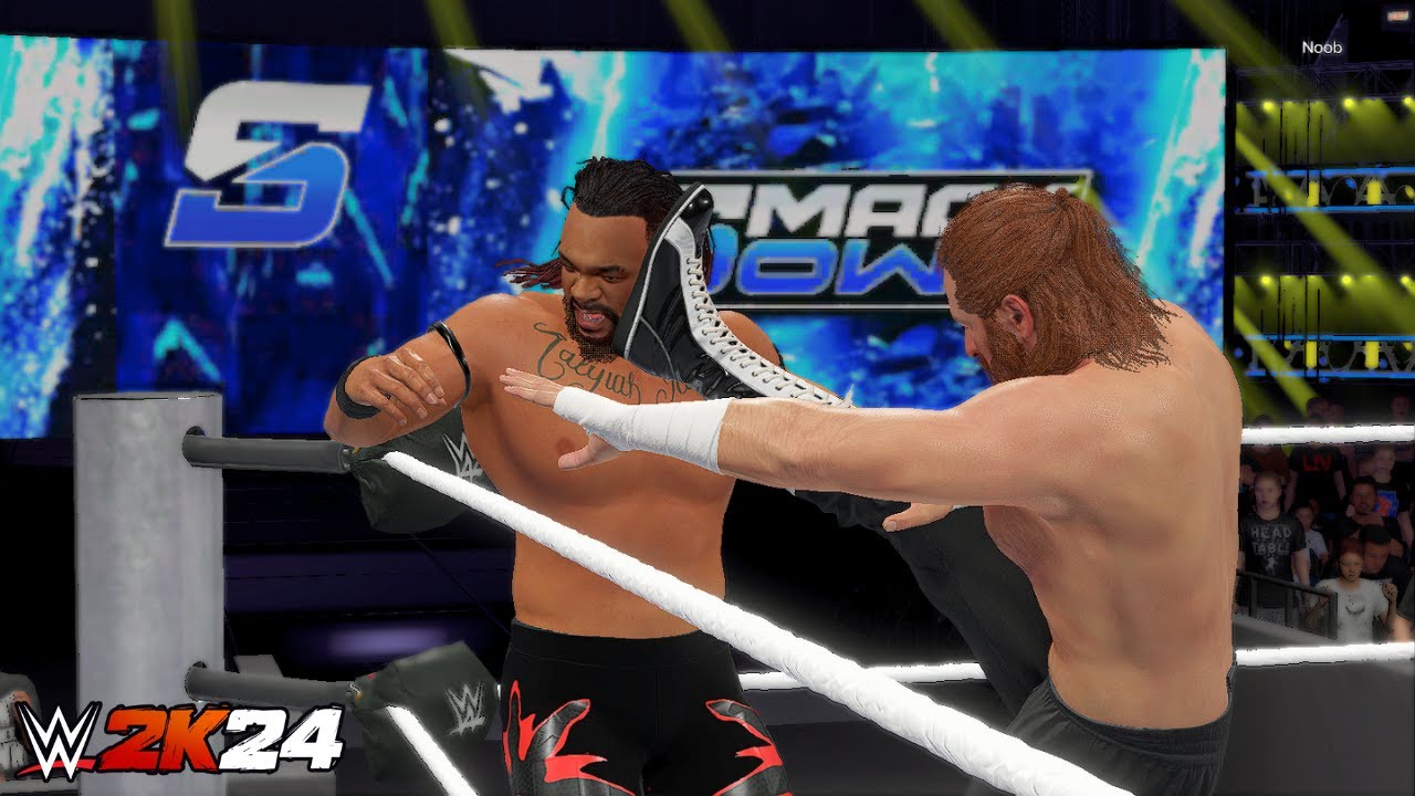 Sami Zayn vs Jacob Fatu The Bloodline Full Match WWE 2K24