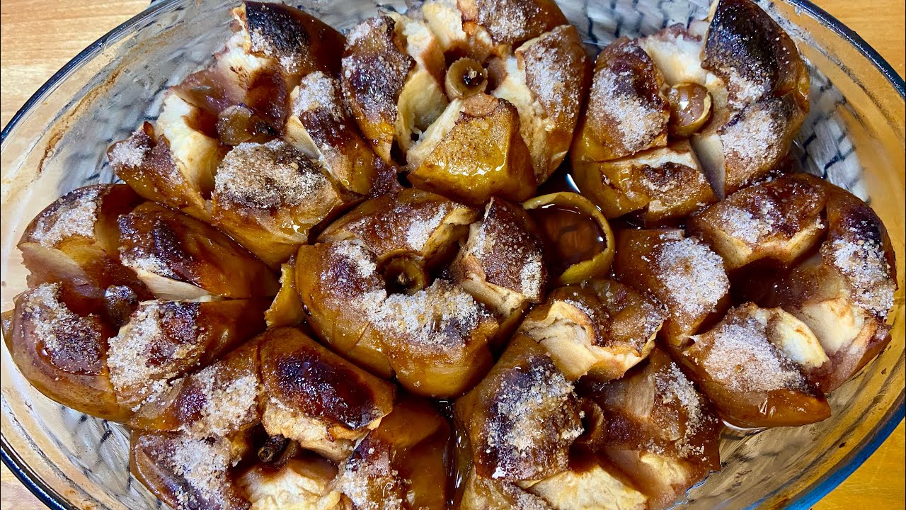 A Maçã assada dos restaurantes, aprenda a fazer você mesmo!