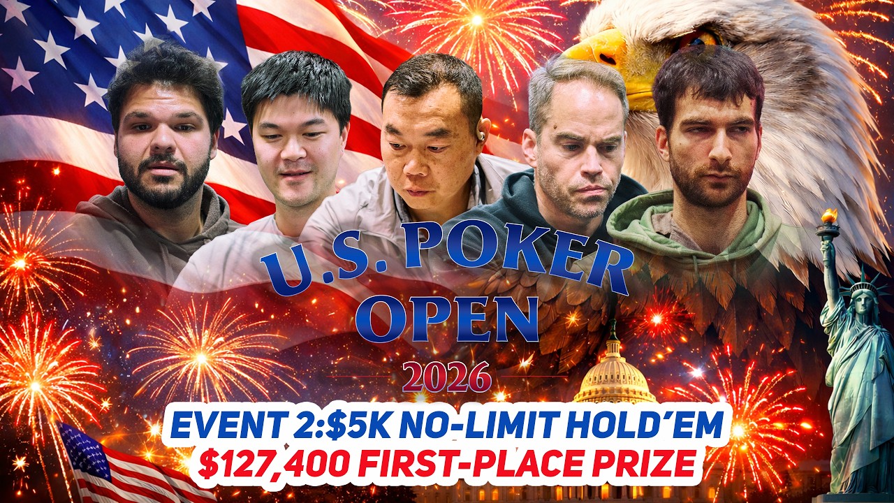 U.S. Poker Open LIVE From The Rail | $127,400 Prize with Michael Rossitto & Clemen Deng!