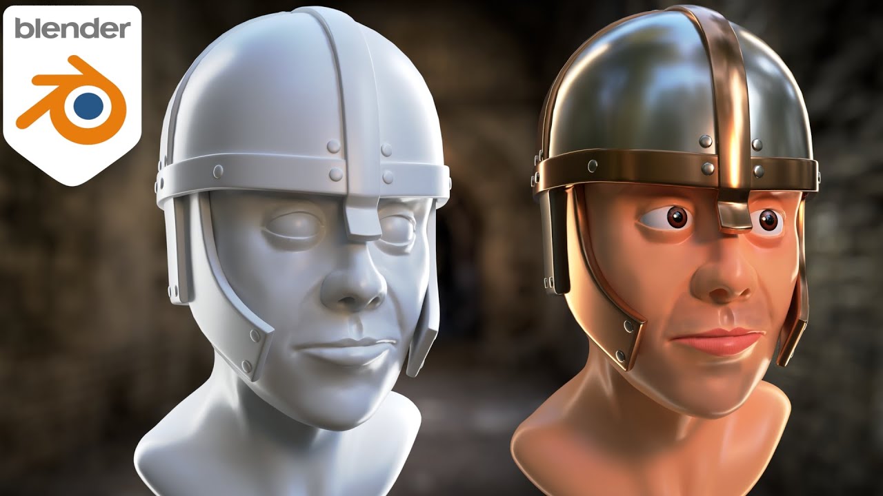 Текстурная покраска скульптур без ретопологии (урок по Blender)