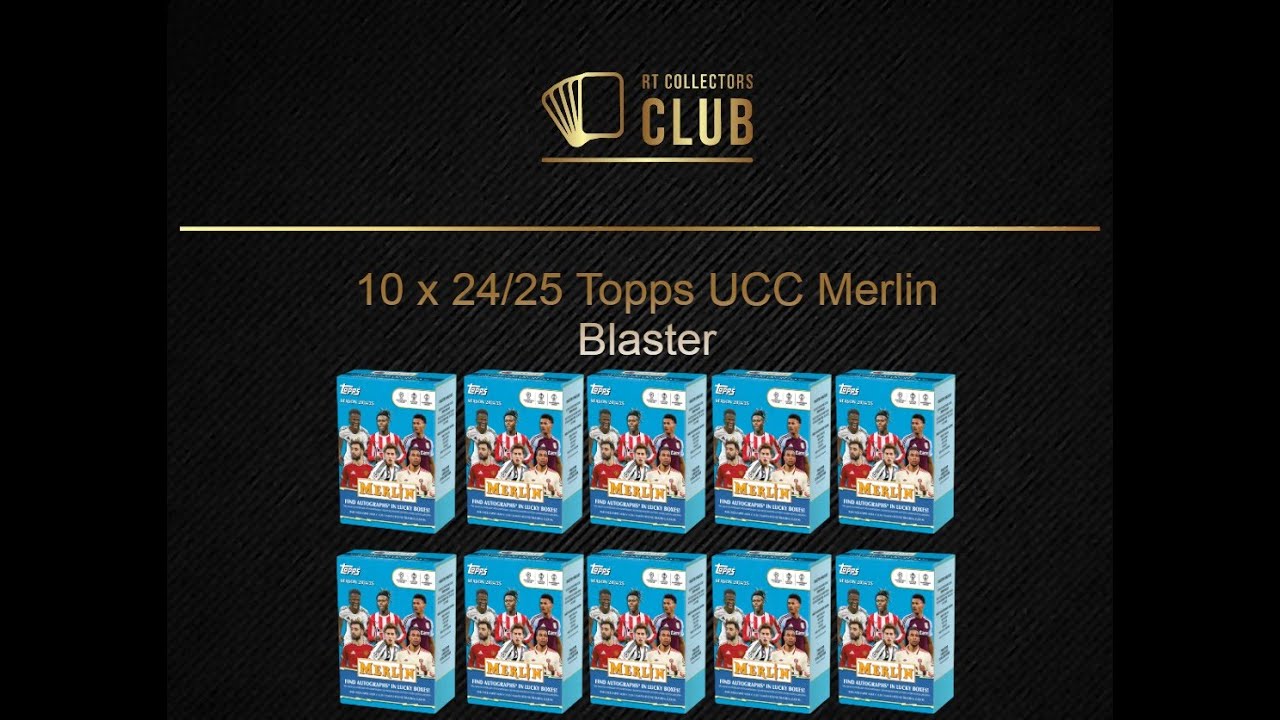 #431 PYT Soccer Break - 10 x 24/25 Topps UCC Merlin Blaster Box (2026-01-01)