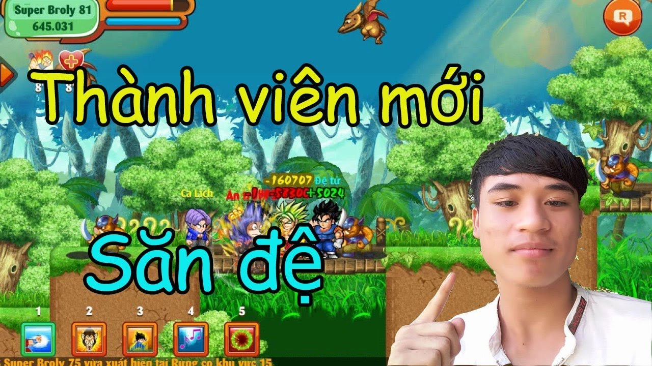 Ngọc rồng online - Th&agrave;nh vi&ecirc;n mới của k&ecirc;nh hanotv l&agrave;m đệ