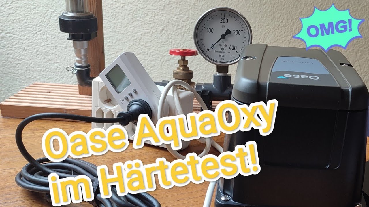 Oase AquaOxy 2500 auf dem Prüfstand - deine neue Luftpumpe für den Koi-Teich? @FragFrank