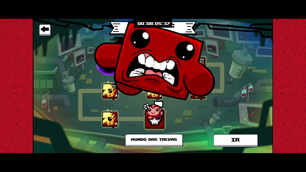 Minha speedrun de super meat boy forever(o problema é que tá sem som kkk)