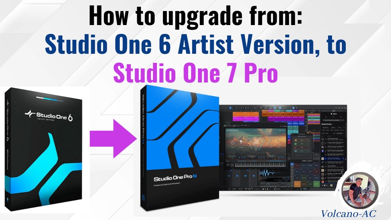 How to upgrade from Studio One 6 Artist Version to Studio One 7 Pro. (easy steps)