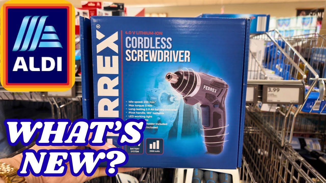 What's New in Middle of Aldi This Week - Latest DIY Tools