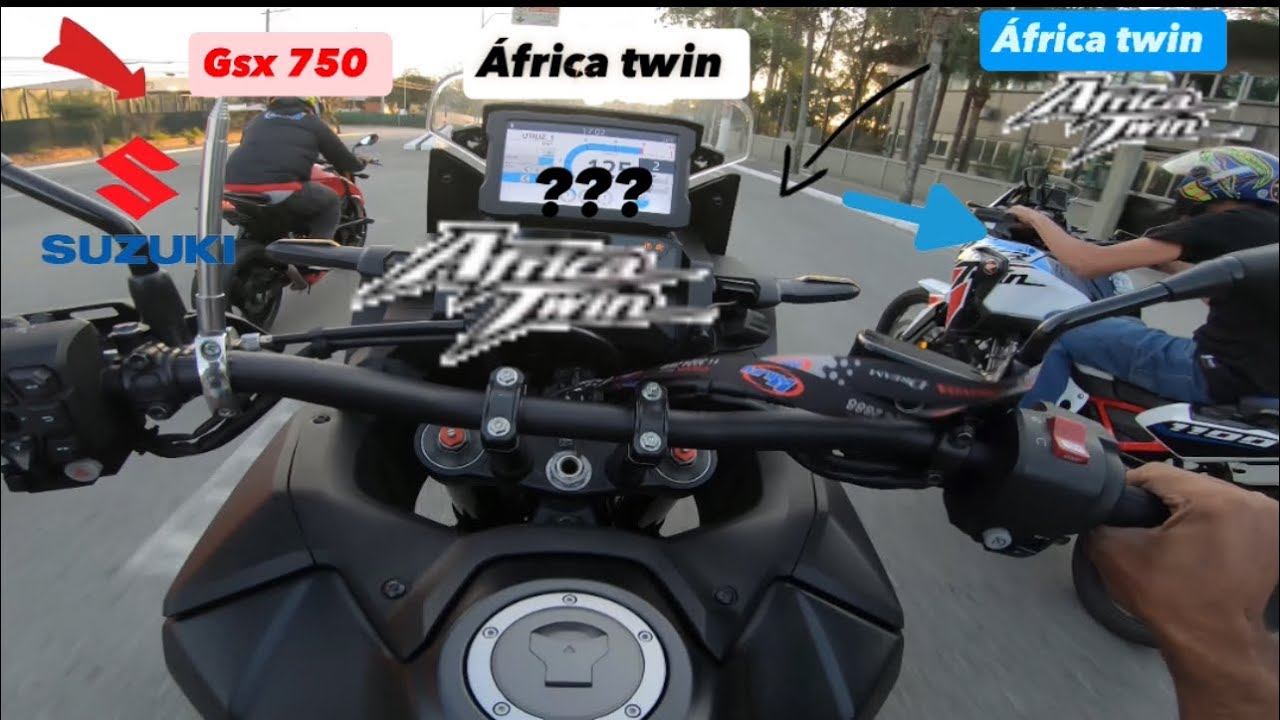 GSX 750 x 2 ÁFRICA TWIN. Quem leva essa ? #3 2024 