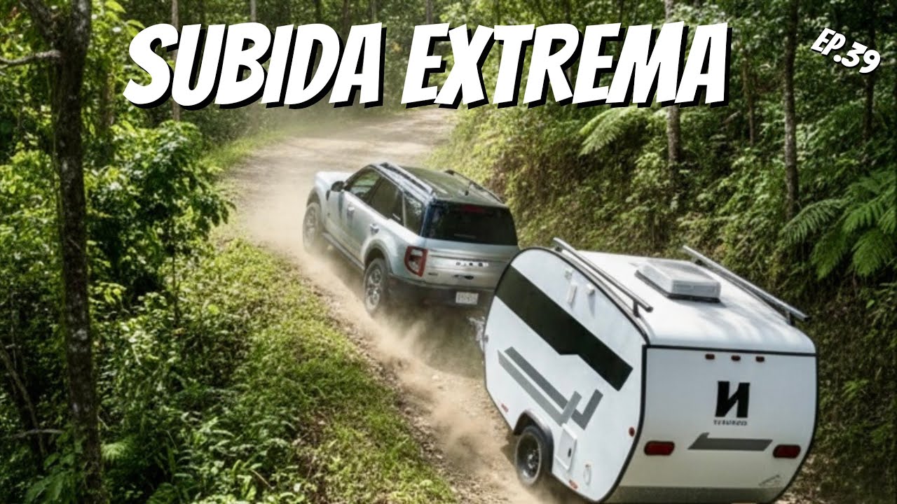 Encaramos uma subida DESAFIADORA com nosso TRAILER - Camping MORRO do VENTO