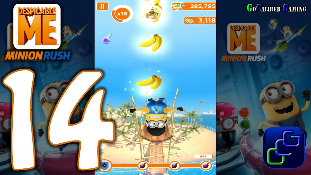 Despicable Me Minion Rush Android Walkthrough - Part 14 - Minion Beach: Level 22-23