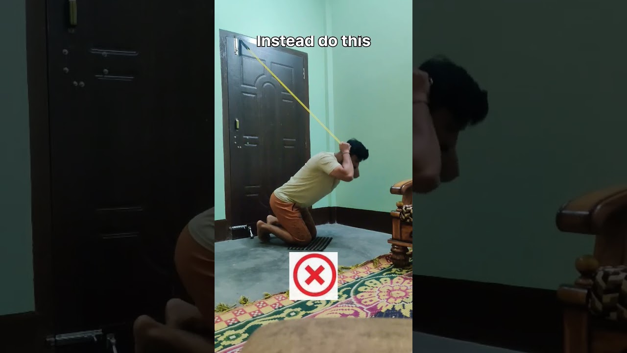 Don't do this cable crunch MISTAKE❌